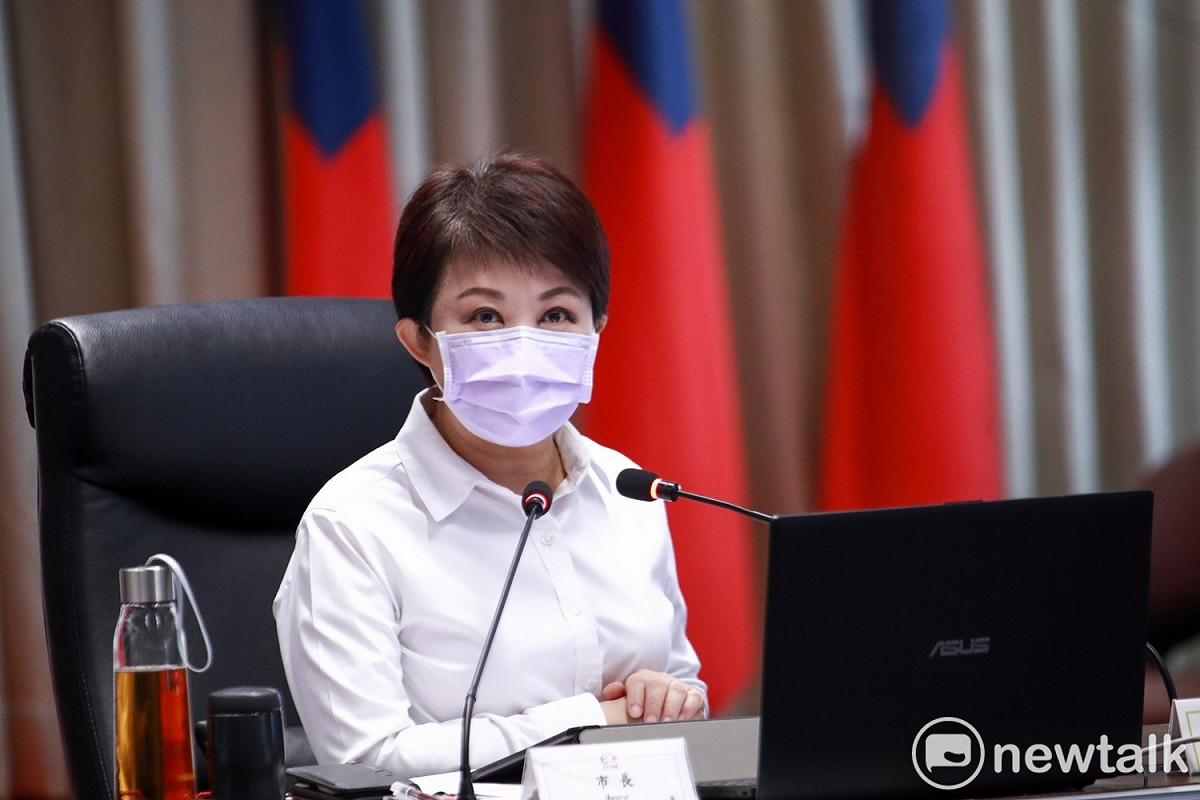 盧秀燕的防疫表現也「順時中」。 台中市政府/提供