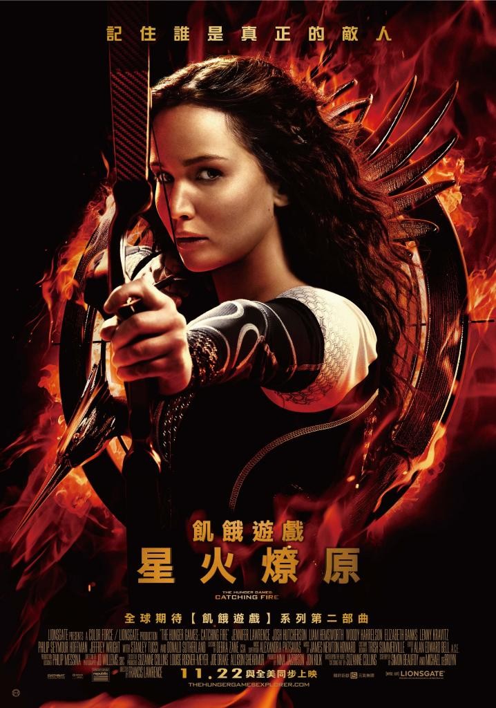 電影《飢餓遊戲》系列，票房橫掃全球30億美金。 圖：龍祥電影/提供