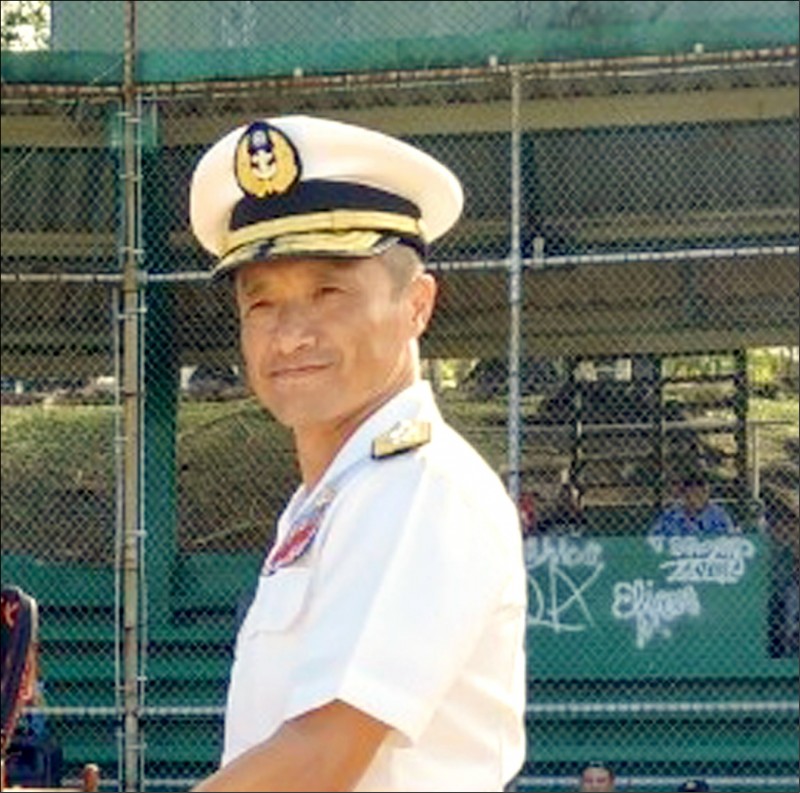 陳道輝在Line群組澄清表示，他之前說曾向艦指部回報一人發燒是「記錯了」。 圖：翻攝帛琉大使館臉書