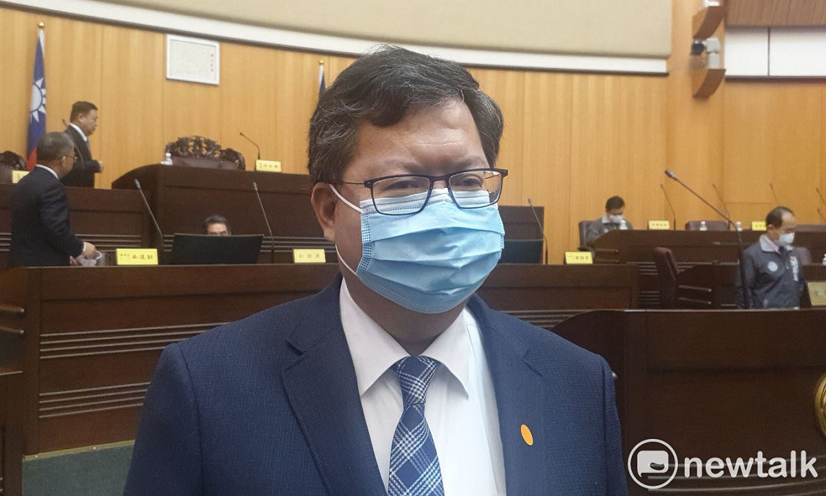 鄭文燦透露市府正規劃參考韓國普篩模式，舉行社區普篩站的防疫演練， 圖：林昀真／攝