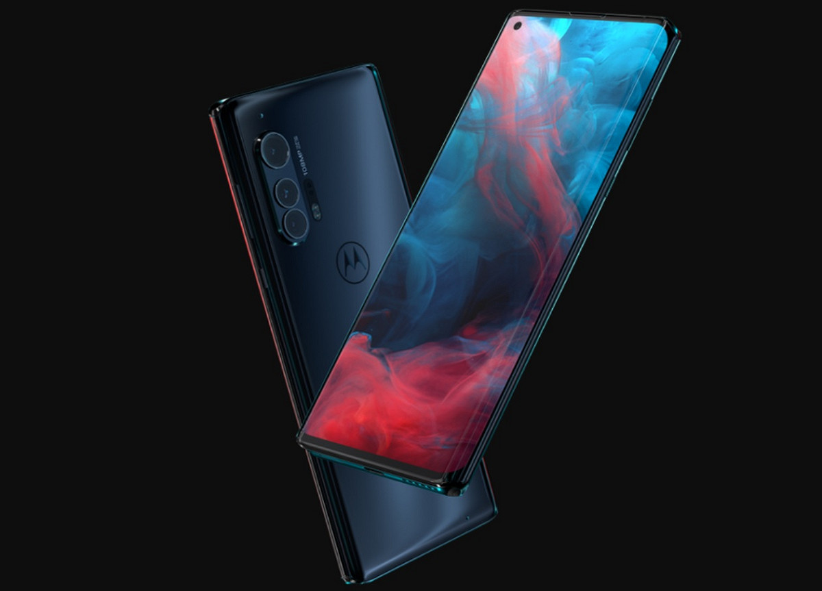 Motorola 新款旗艦機Motorola Edge＋正式亮相，是全球第三款搭載1億畫素相機的手機。 圖：取自Motorola 官網