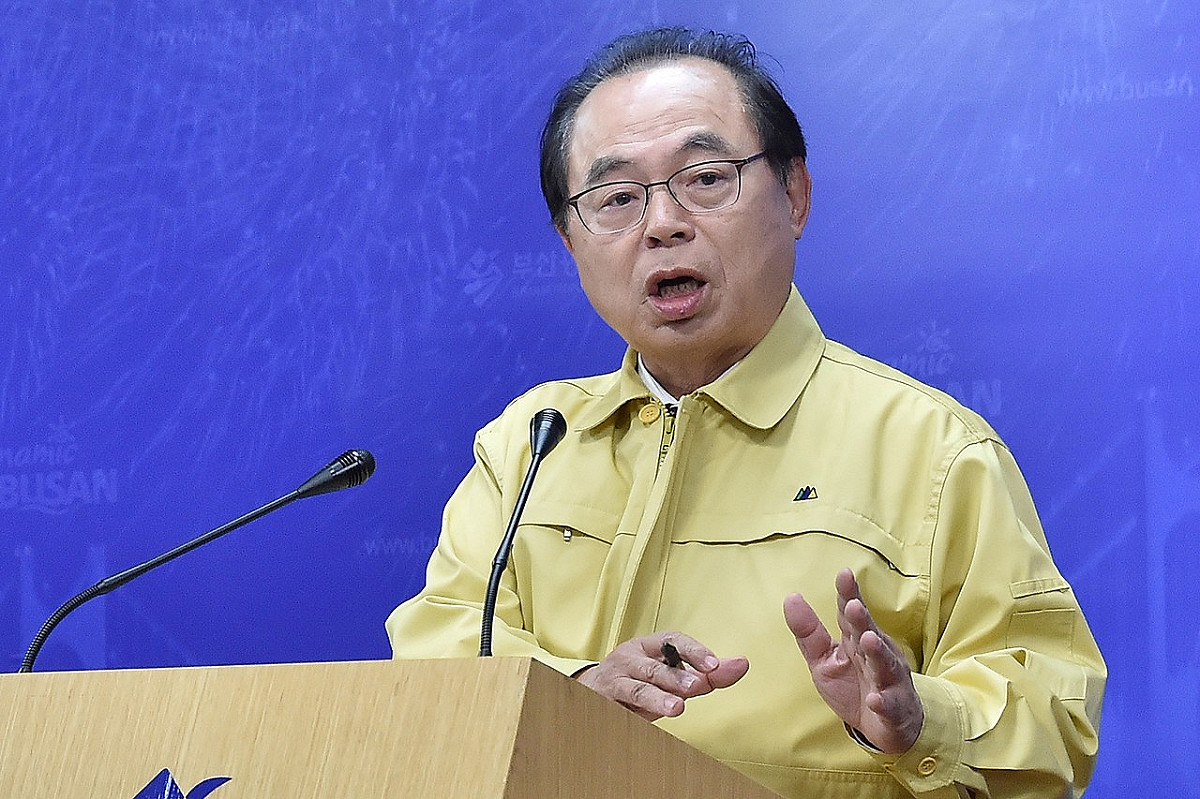 南韓釜山市長吳巨敦因性騷擾閃電請辭。 圖：取自維基百科