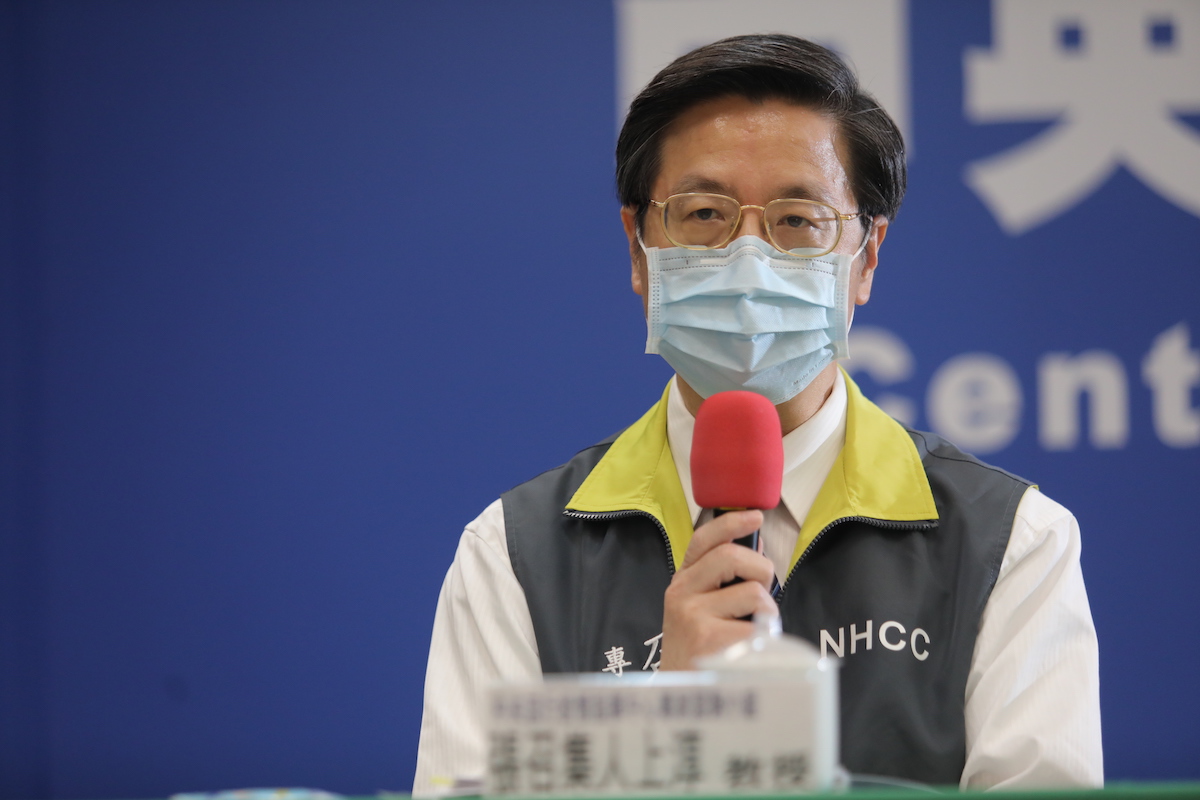 中央流行疫情指揮中心專家小組召集人張上淳。 圖：中央流行疫情指揮中心／提供