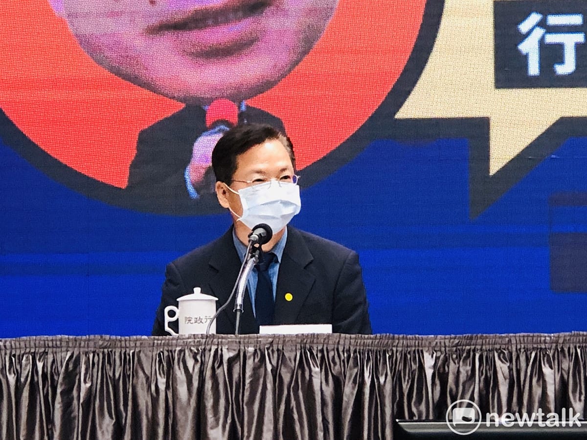行政院政務委員龔明鑫。 圖：謝莉慧/攝