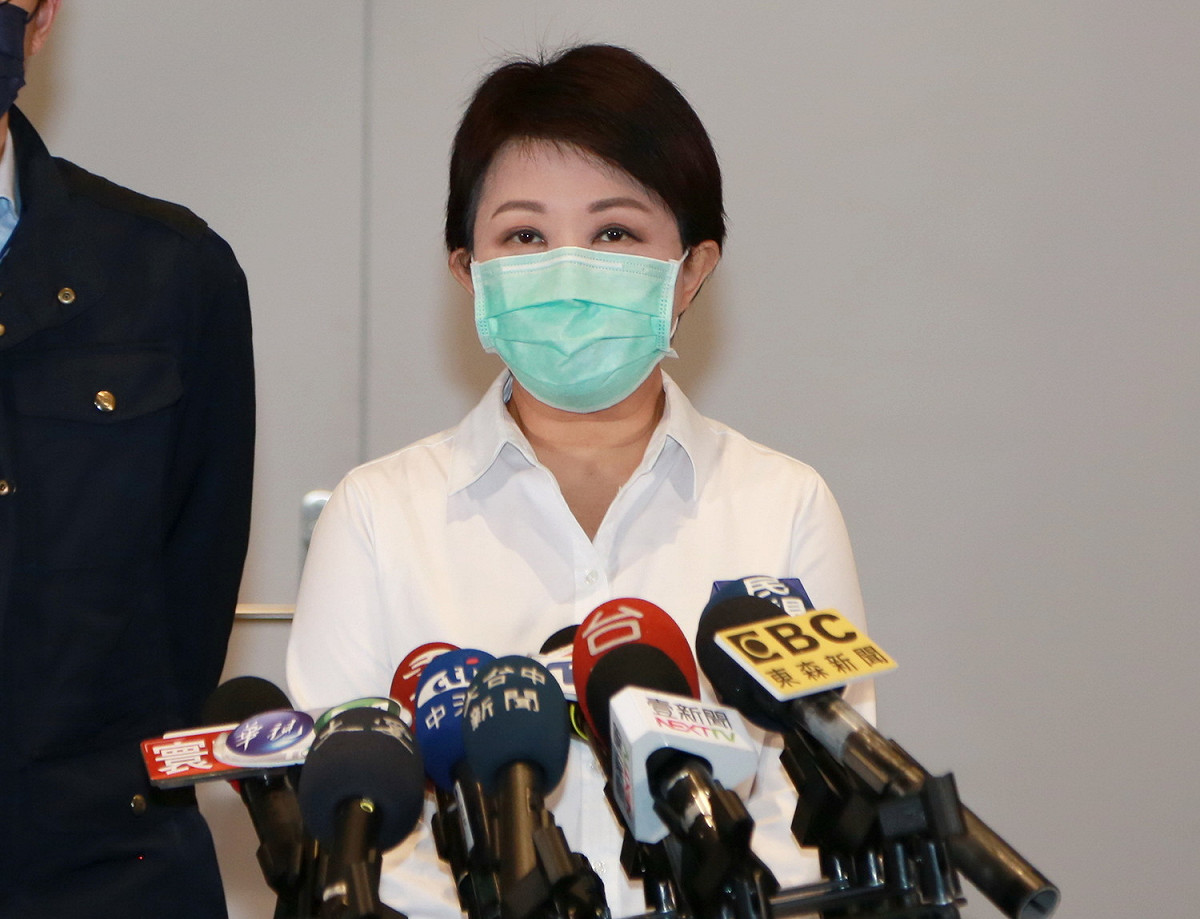 盧秀燕說明封城兵推是備而不用。 台中市政府/提供