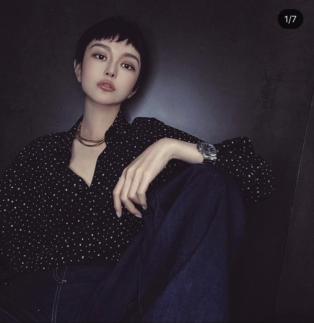 周揚青分手後將頭髮剪短，耿直俐落的個性，在今(27)早公布2假閨蜜帳號，提醒大家小心別上當。 圖：翻攝周揚青Instagram