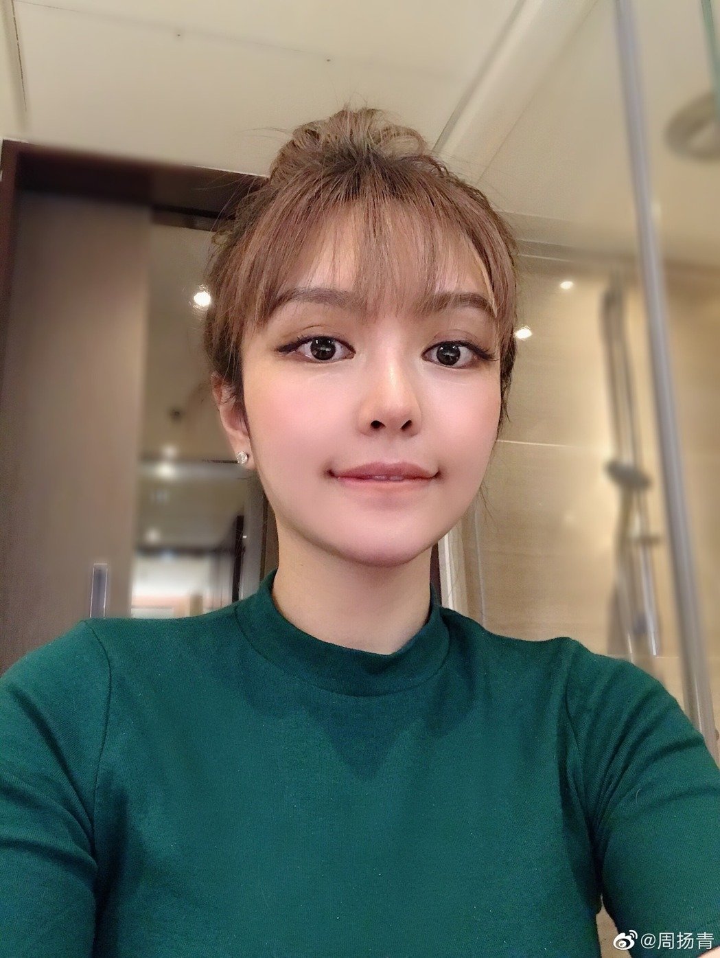 周揚青私人微博曝光，意外發現她與羅志祥過去甜蜜對話。 圖：擷取周揚青微博