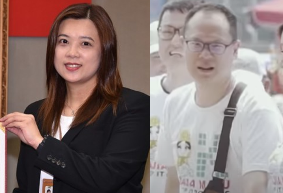 台北市長柯文哲愛將、台北農產公司董事長祕書董德堉(右)被爆出與台北市副市長蔡炳坤的祕書凌婉真(左)過從甚密。 圖：新頭殼合成