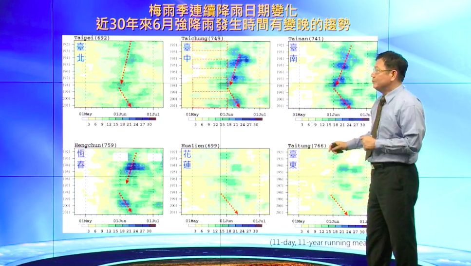 中央氣象局預報中心主任呂國臣 圖：翻攝自中央氣象局直播畫面