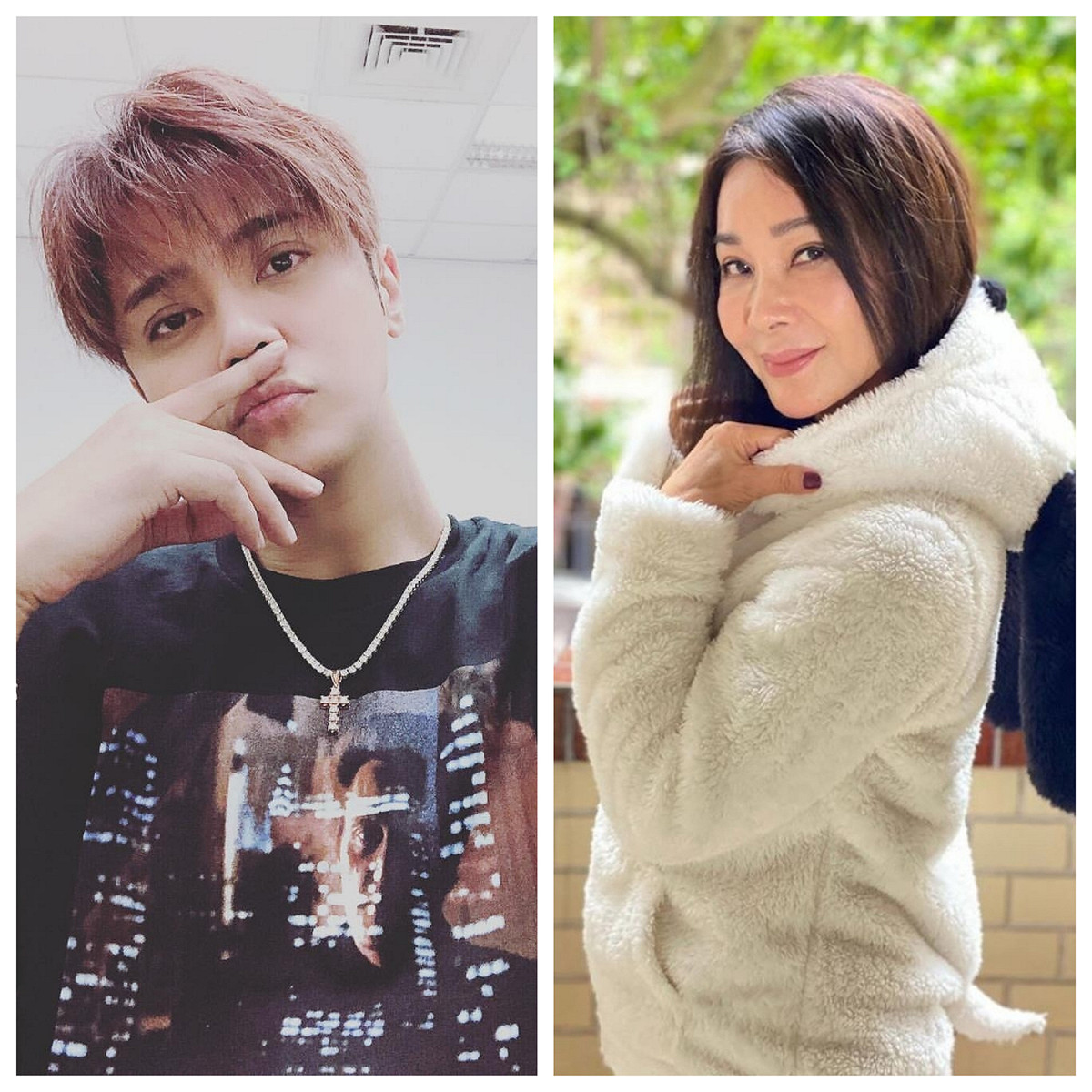 資深藝人陳美鳳是羅志祥的乾媽，彼此感情相當融洽。 圖 : 翻攝自羅志祥IG、陳美鳳臉書