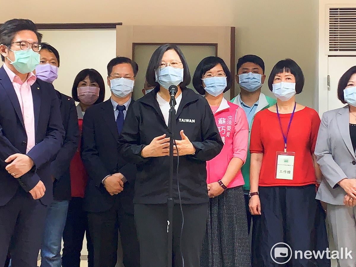 蔡英文表示，台灣很樂意與國際分享防疫經驗，我們的努力其實國際社會都看到也肯定。 圖：林昀真／攝