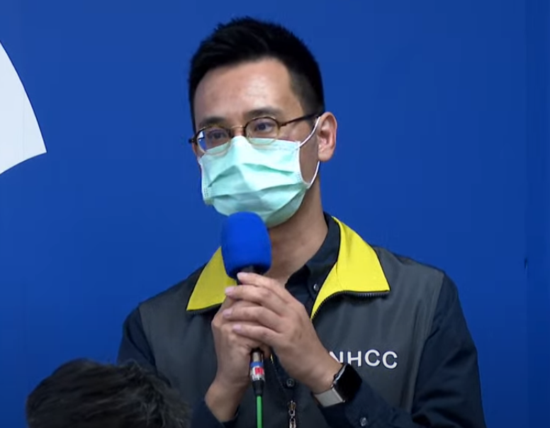 台大公衛學院教授林先和。 圖：翻攝自  衛生福利部疾病管制署 直播畫面