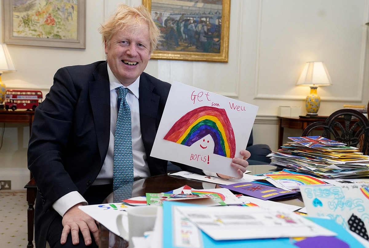 英國首相強生（Boris Johnson）。 圖/翻攝自強生推特