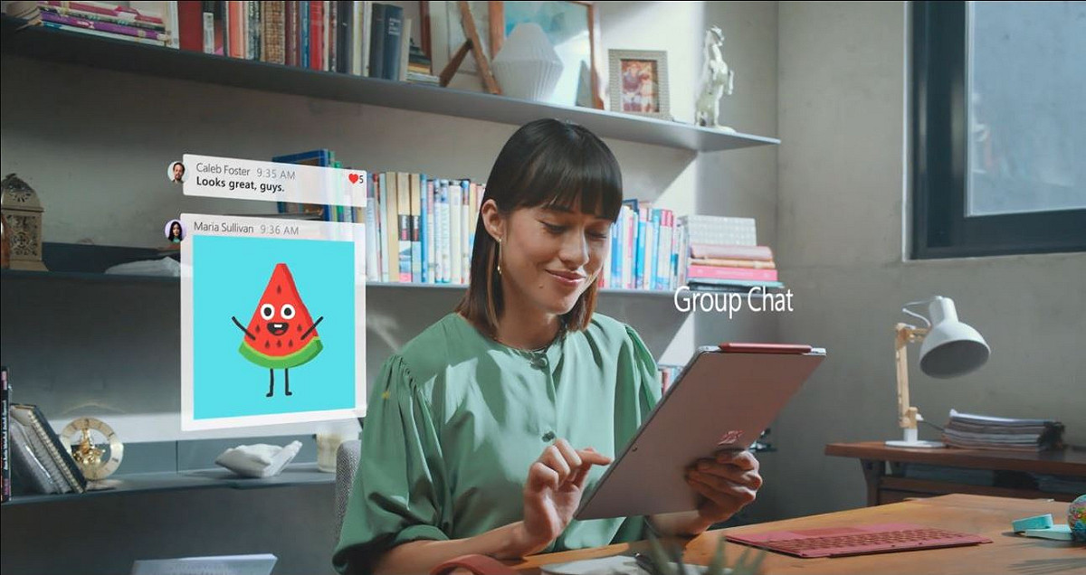 除了Zoom以外，美國一份研究調查指出，Google、微軟及思科旗下的視訊會議軟體也在默默收集用戶的各項數據，而且未在隱私條款中說明這些數據的使用方式。圖為使用Microsoft Teams。 圖：取自Microsoft Teams官網