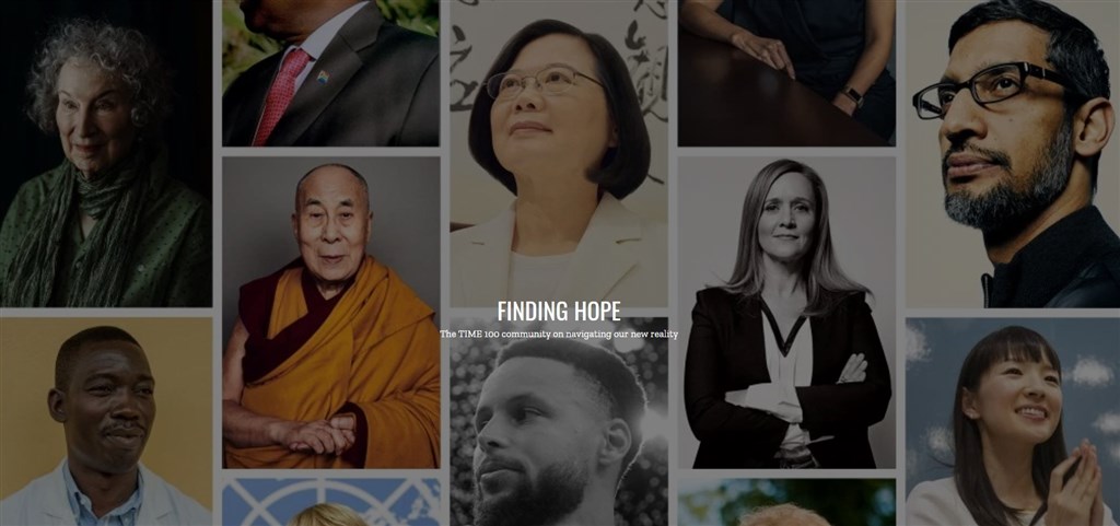 蔡總統讓世界看到防疫希望，日前登時代雜誌 圖:擷取自蔡英文IG