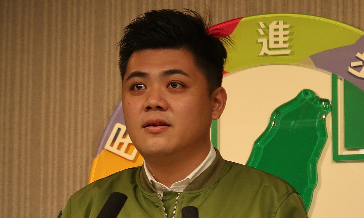 民進黨發言人陳建名 圖：林朝億/攝