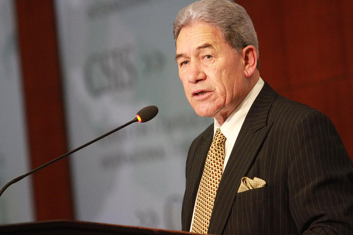紐西蘭副總理兼外交部長皮特斯（Winston Peters）。 圖：擷自Winston Peters臉書