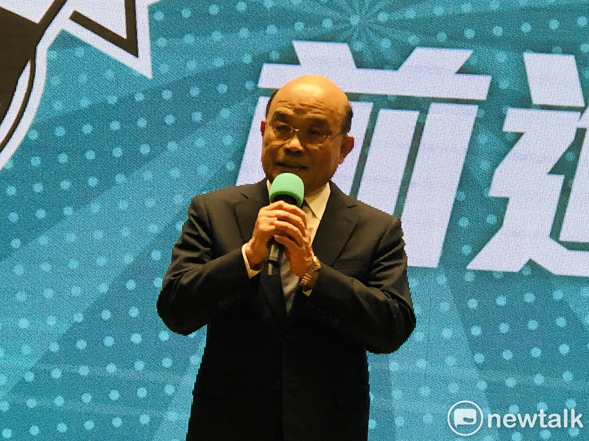 行政院長蘇貞昌今（7）天下午親自出面向全民道歉。 圖：謝莉慧/攝