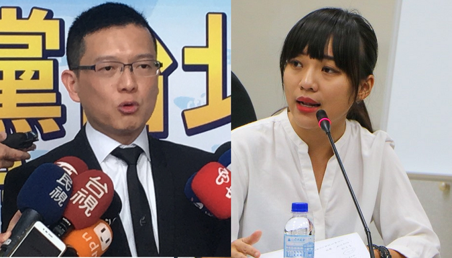 前國民黨立委孫大千（左），時代力量高雄市議員黃捷（右）。 圖：新頭殼合成