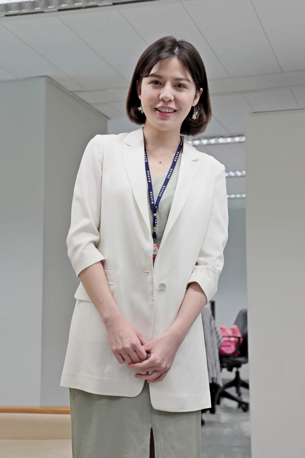 前電視台主播戴湘儀轉換跑道，即日起擔任新北市府副發言人。 圖：新北市政府/提供