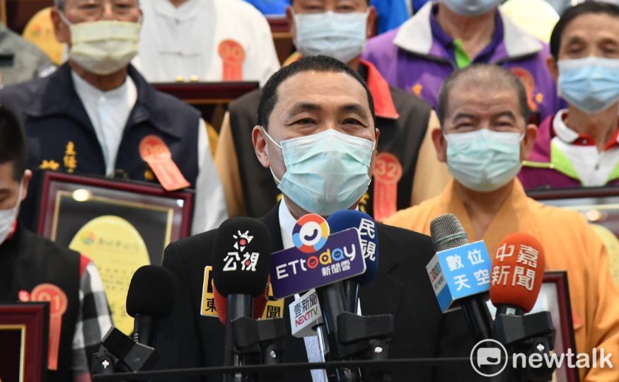 侯友宜認為，任何政治活動都不該建立在被害者的傷痛上，不該以言語刺激在傷口上灑鹽。 圖：林昀真/攝
