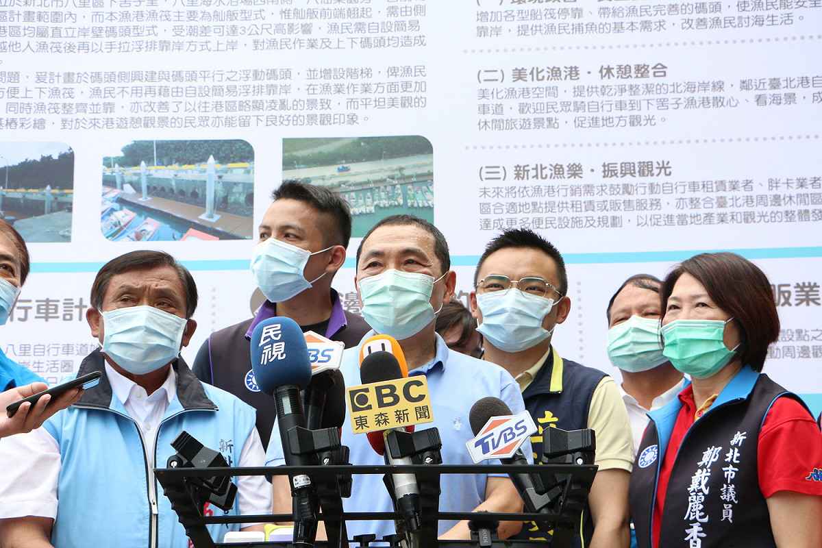 正副總統520就職典禮，侯友宜表示有受邀但不確定出席。 圖：新北市農業局提供
