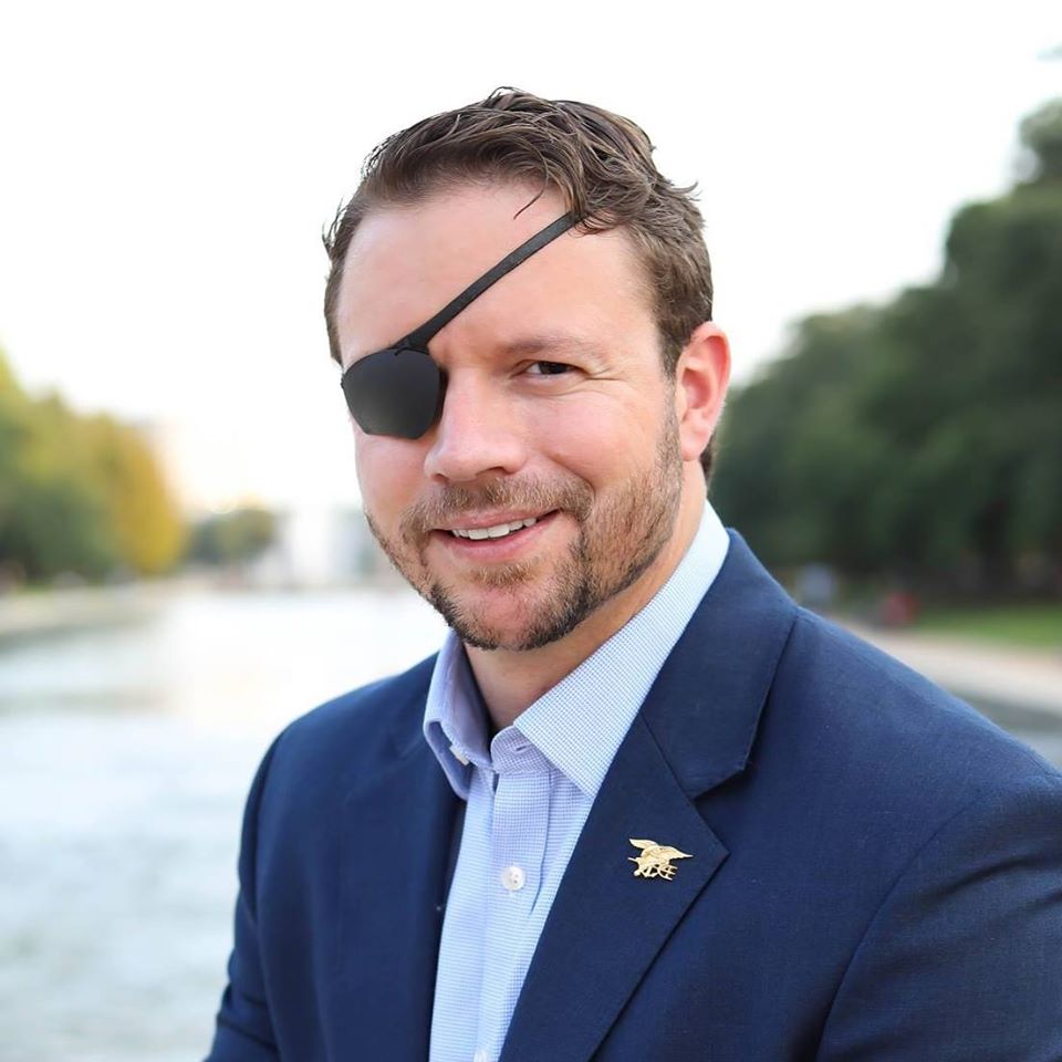 前海豹部隊軍官、共和黨眾議員克倫肖（Dan Crenshaw）。 圖：Dan Crenshaw臉書