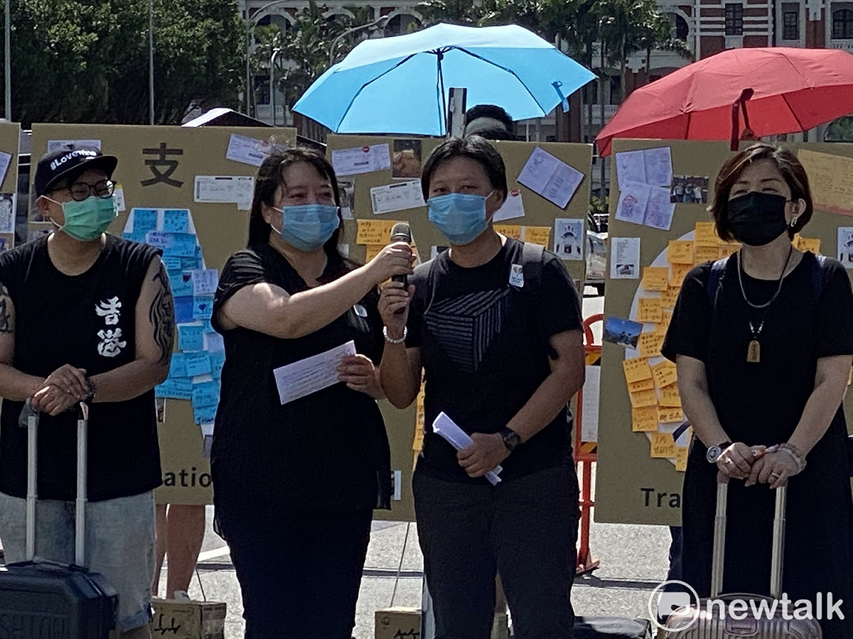 跨國同婚當事人凱俐及伴侶為來自馬來西亞。 圖：周煊惠 ／攝