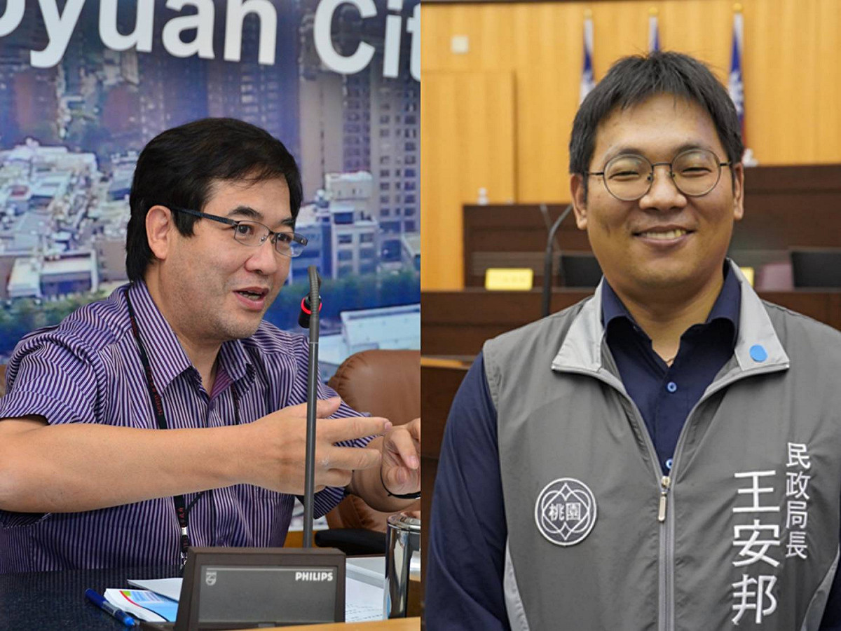 桃園市副市長游建華（左）及民政局長王安邦（右）傳將入閣，分任國發會政務副主委及勞動部政務次長。 圖：新頭殼合成