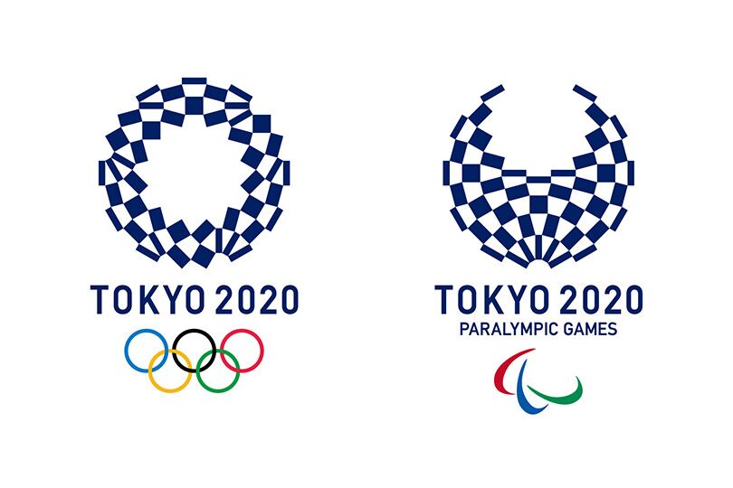 2020年東京奧運會和殘障奧運會徽。 圖：翻攝自微信