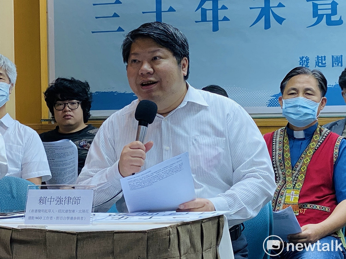 賴中強律師。 圖：周煊惠 ／攝