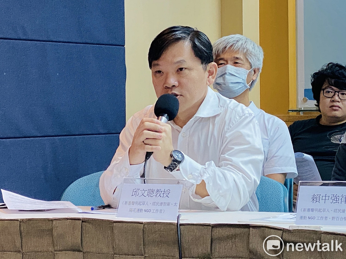 中研院法律學研究所副研究員邱文聰。 圖：周煊惠 ／攝