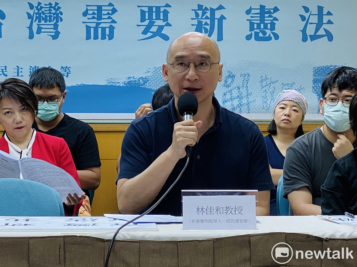政治大學副教授林佳和。 圖：周煊惠 ／攝