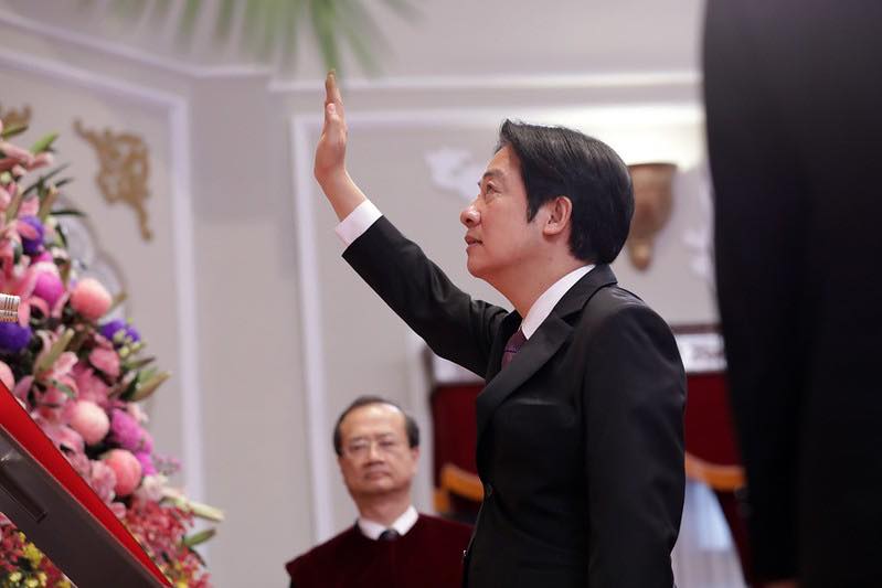 今（20）天正式宣誓就職第十五屆副總統的賴清德。 圖：擷自賴清德臉書粉專