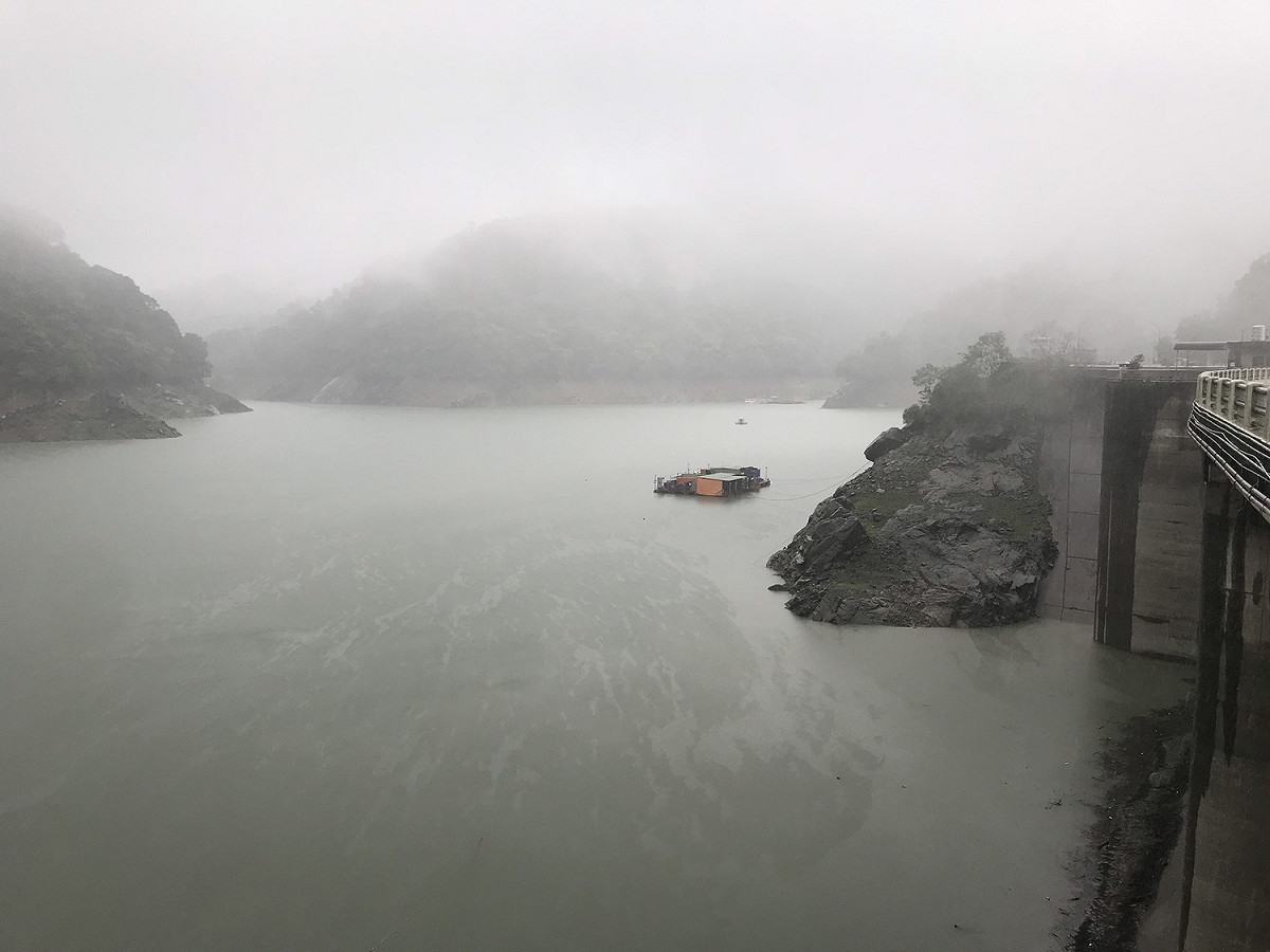 石門水庫蓄水率回到47.6%，水庫水位也超過230公尺。 圖：北水局／提供