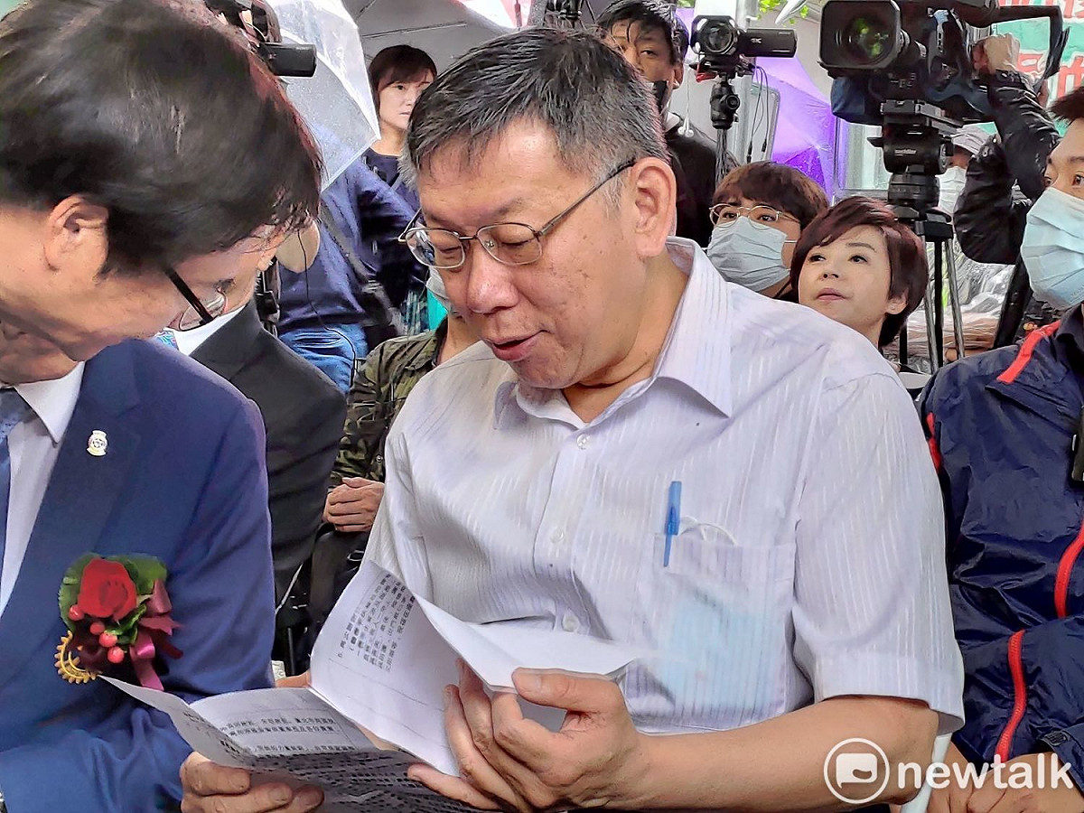台北市長柯文哲 圖：黃建豪/攝