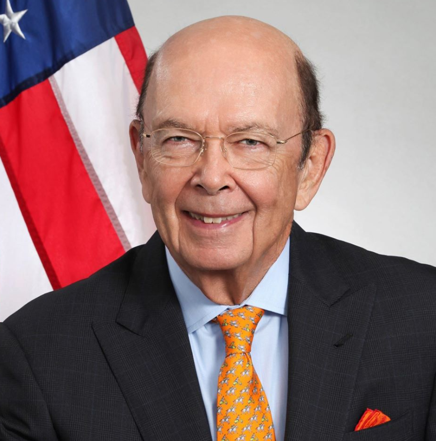 美國商務部長羅斯（Wilbur Ross）。 圖：翻攝自Wilbur Ross臉書