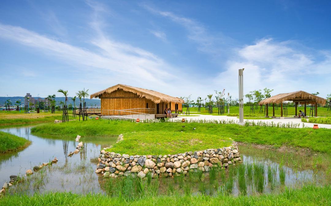 新北考古公園呈現自然的史前氛圍，開幕已滿週年。  圖：十三行博物館提供