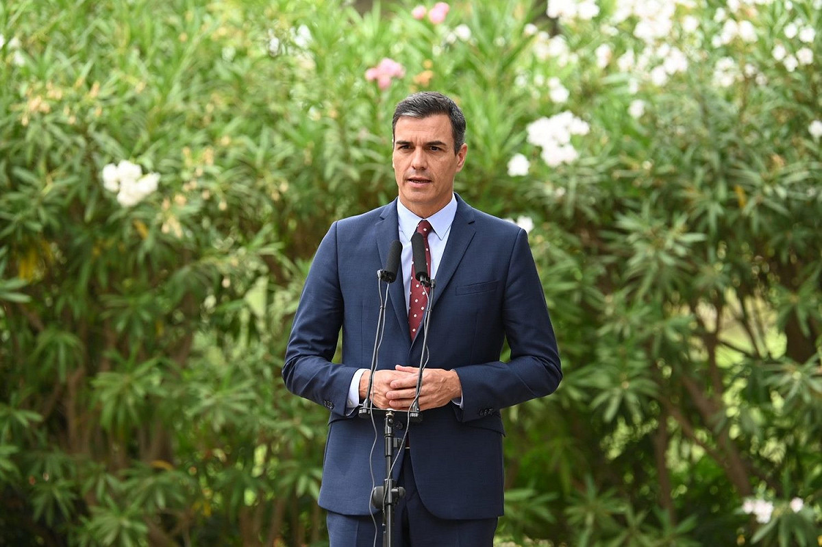西班牙總理桑傑士（Pedro Sanchez）。 圖：翻攝自Pedro Sanchez臉書