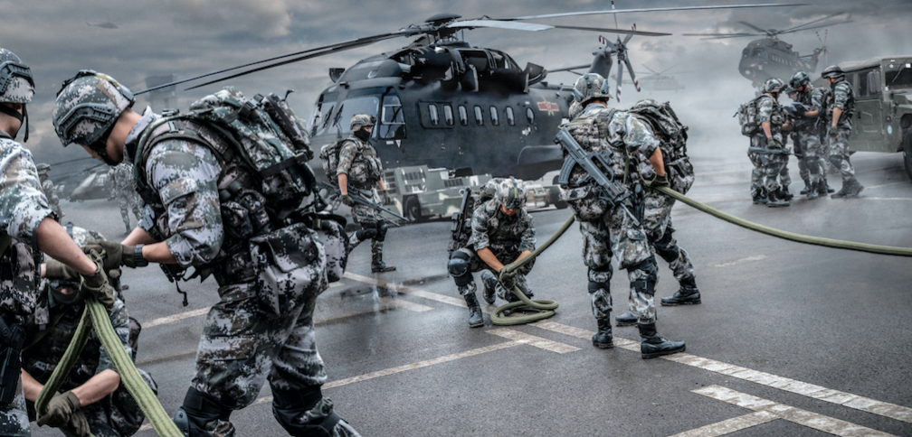 美國前陸軍軍官警告，美國若為台灣而戰，恐會發生核戰。（示意圖） 圖：翻攝自「野生灰熊」微博