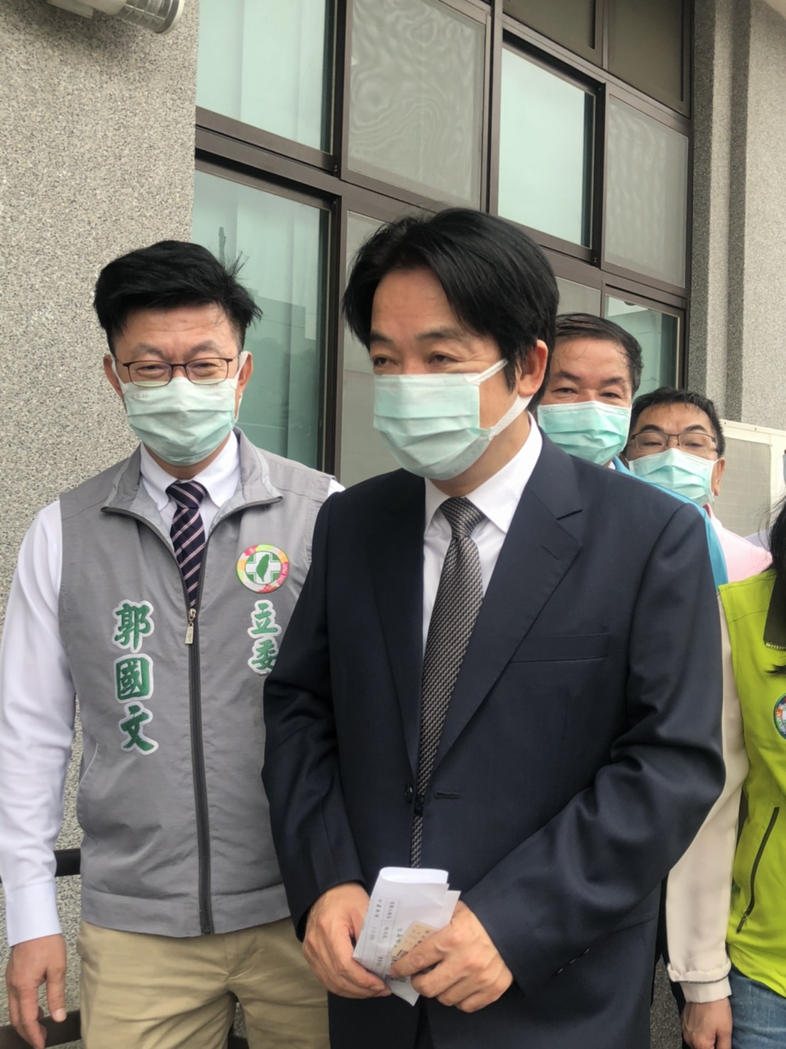 賴總統賴清德專程返回台南參與黨職人員選舉投票。 圖：黃博郎攝