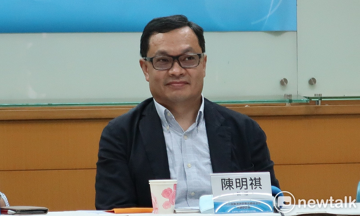 前陸委會副主委陳明祺 圖：林朝億/攝