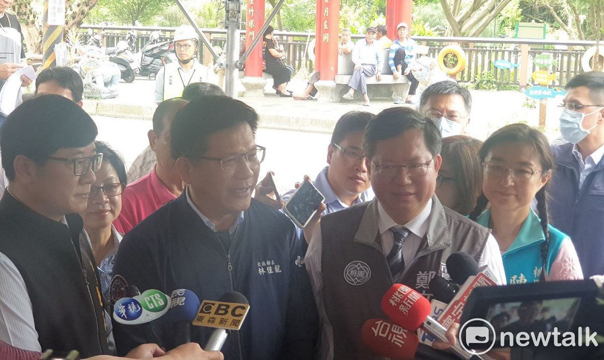 林佳龍表示，現在他就是把交通部長的工作做好，至於是否再戰台中市長選舉的事「一切都言之過早。」 圖：林昀真／攝
