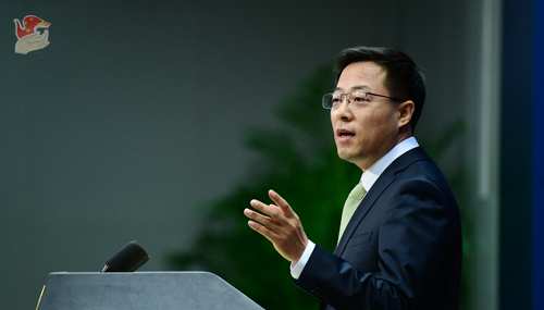 中國外交部發言人趙立堅。 圖 : 翻攝自中國外交部（資料照）