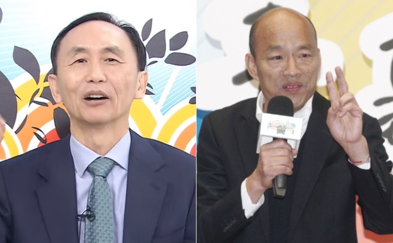 美麗島電子報董事長吳子嘉、高雄市長韓國瑜。 圖：新頭殼合成