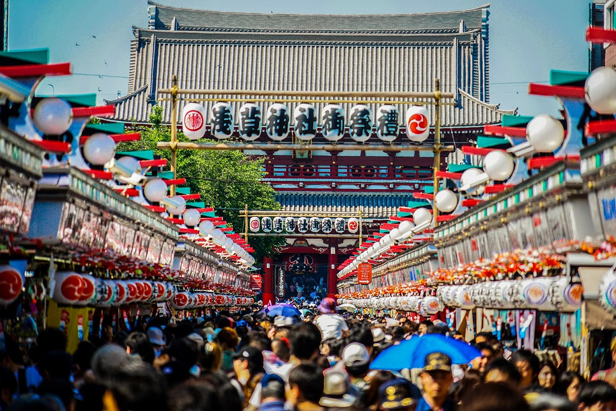 東京淺草「三社祭」因疫情關係，正式祭典延後至10月。 圖： photo ac的masamasagt／提供