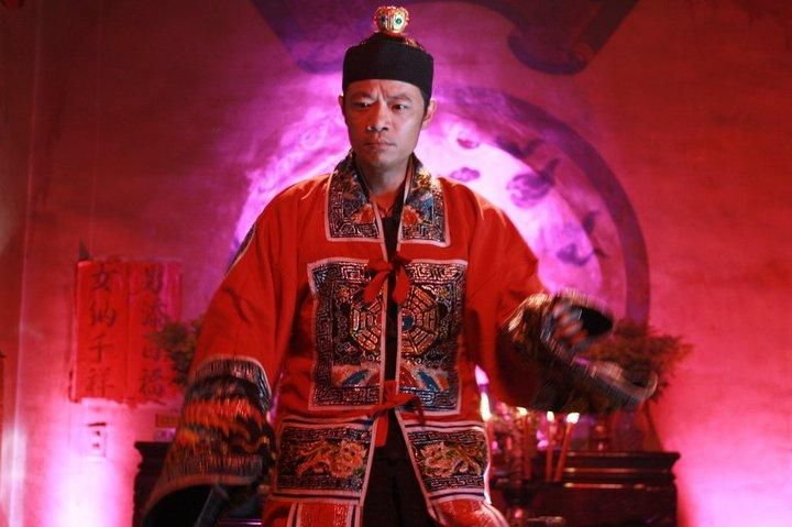 吳朋奉曾在電影《父後七日》中飾演道士，好演技讓顏寬恒印象相當深刻。 圖 : 翻攝自吳朋奉臉書