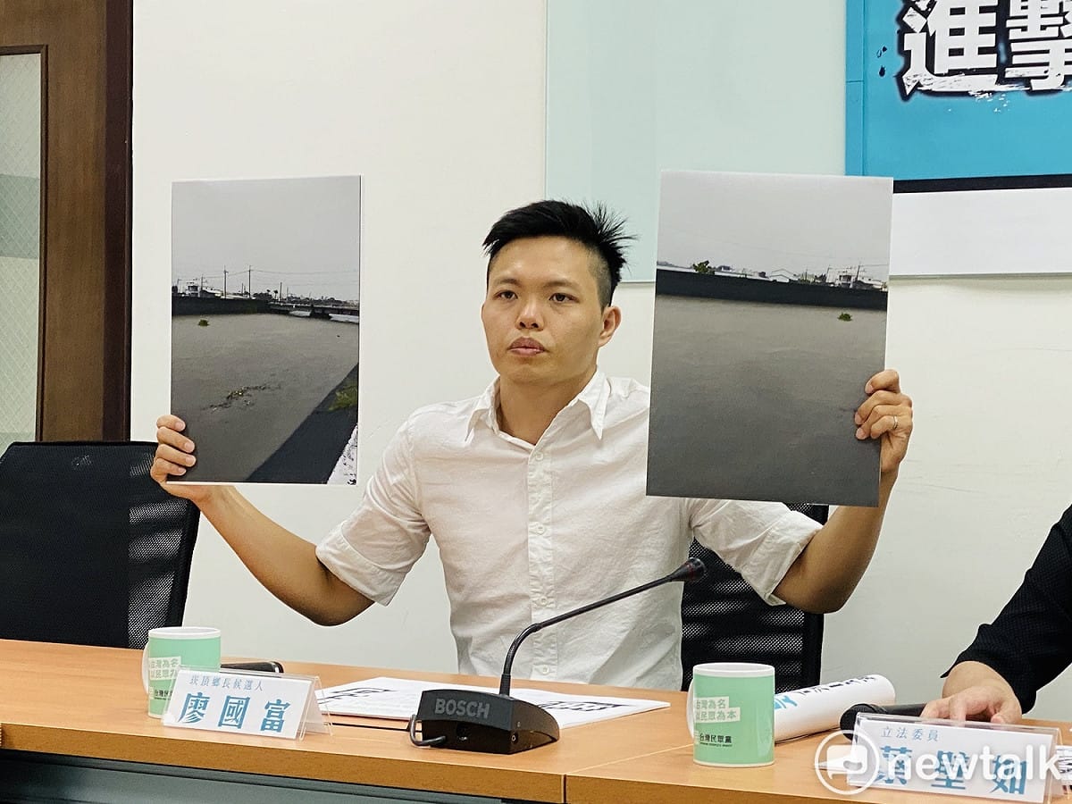 屏東縣崁頂鄉長候選人廖國富。 圖：周煊惠 ／攝(資料照)