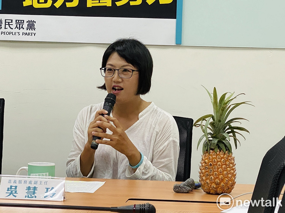 嘉義服務處副主任吳慧玲。 圖：周煊惠 ／攝