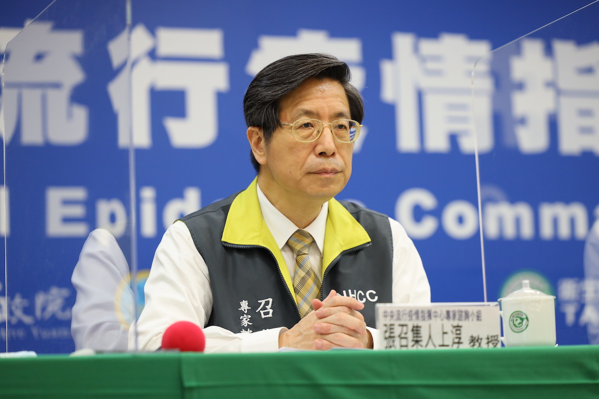中央流行疫情指揮中心專家諮詢小組召集人張上淳。 圖：中央流行疫情指揮中心／提供